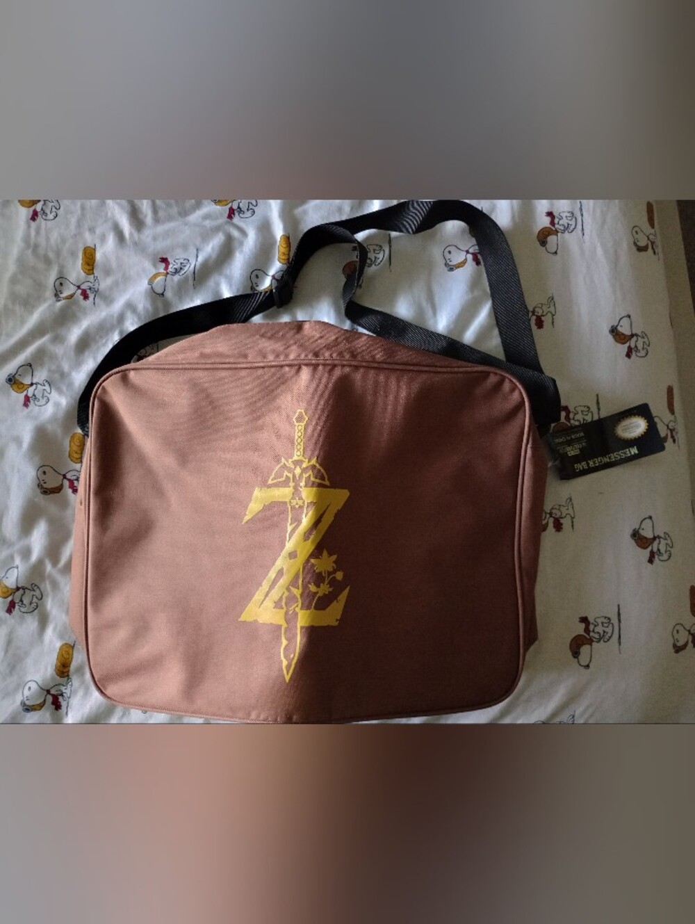 The Legend Of Zelda Breath Of The Wild Brown Messenger Bag NWT